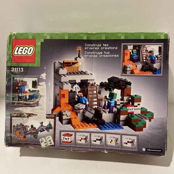 LEGO® Minecraft® 21113- The Cave- 249 Pieces- New Product in Damaged Box - Picture 5 of 12